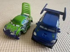 カーズ ミニカー ★カーズ ★ 暴走族 DJ ウィンゴ セット（瑕疵品）+ルイスのサムネイル