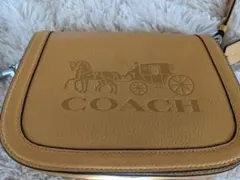 COACH イエロー レザー ショルダーバッグのサムネイル