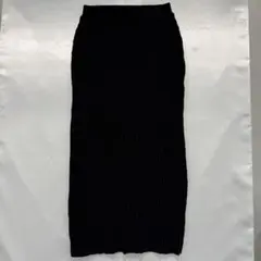 お*な様 【美品】mystic ブラック ロング　タイトスカート サイズF