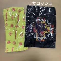 B'z LIVEGYMガチャ サコッシュ黄色ファイバータオル黒のセットFYOP+