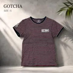 【GOTCHA】マルチボーダー リンガーTシャツ Sサイズ レトロ・Y2Kのサムネイル