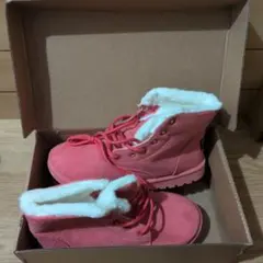 ピンク ショートブーツ　新品