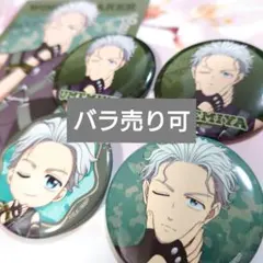 梅宮一 カモフラージュ 缶バッジ ウィンブレ WIND BREAKER