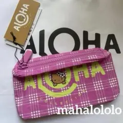 ☆ALOHACOLLECTIONアロハコレクションキティポーチパラカピンク①
