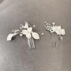 ウェディング ヘッドドレス 2個セット