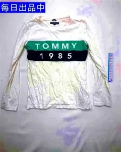 ♡トミー ヒルフィガー 1985 ロンT ホワイト系 152 キッズ