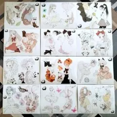 teatea.様 人物ステッカー12枚 おすそ分けセット