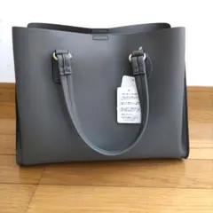 2WAY ショルダーバッグ ダークーグレー 新品未使用品のサムネイル