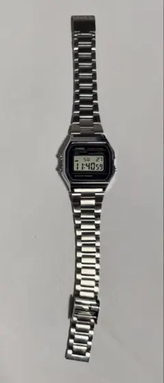 CASIO デジタル腕時計 A158W シルバー