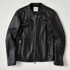 UNITED TOKYO ラムレザー ライダース ジャケット 1 ブラック 黒