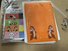 ディズニーストア　シークレットカードホルダー　スタンドカードケース　チップデール
