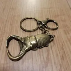真鍮 カラビナ クワガタ アメカジ 栓抜きにものサムネイル