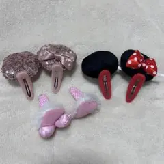 ディズニー ミニー マリー おしゃれキャット ヘアピン セット まとめ売り