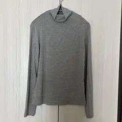 極暖ヒートテックカシミヤブレンドタートルネックT UNIQLO:C グレー L