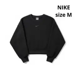 NIKE ナイキ　プラッシュモッドクロップクルーネックスウェットシャツ