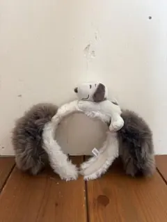 スヌーピー付きカチューシャ