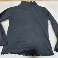 黒　ハイネック長袖トップス　Mサイズ　あたたかい素材