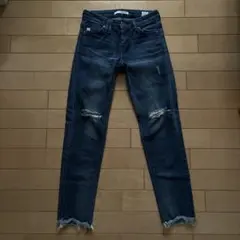 SOMETHING ダメージ加工ジーンズ　XXS