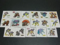 エンテイ、スイクン、ライコウ　１７枚セット　ポケモン　デコキャラシール第一パン