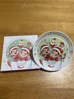 新品　ペコちゃん 75周年記念 クリスマスプレート