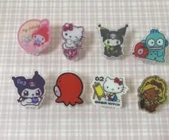 アクリルクリップ　クリップ　8個　可愛い　キティちゃん