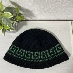 ☆291クラシックハット☆クラッシャーハット☆バケットハット☆手編みニット帽
