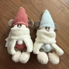 ディズニー クリスマス 2025 リルリンリン ぬいぐるみバッジ ぬいば 2種