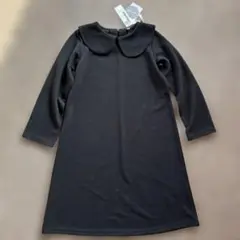 【新品タグ付】coca Aライン　ワンピース　黒　140cm 長袖　フォーマル