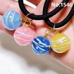 なおみん様 レジン ヘアゴム 水風船 ヨーヨー カラー選べますNo.1546