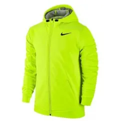 美品　ナイキ　サーマスフィット　フルジップ　フーディー　イエロー