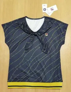 【未使用品・タグつき】フィラ（FILA）テニスシャツ　Ｌサイズ（紺系）