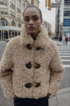 2026年最新】ZARA フェイクファー トグルボタンの人気アイテム - メルカリ