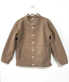 【無印良品】　フリースジャケット　120㎝　ブラウン