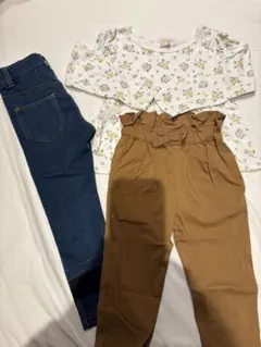 プティマイン&ブランシェス＆ブリーズ　Tシャツとパンツセット