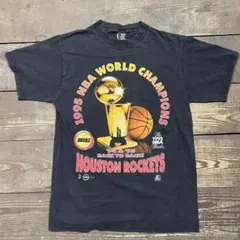 95年 USA製 NBA ヒューストンロケッツ Tシャツ L 黒 giant