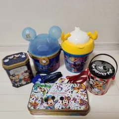 ディズニーリゾート　ポップコーンバケット　缶　箱　ミッキー　ダッフィーフレンズ