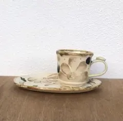 やちむん　ティーセット　はけ目