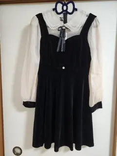 ベロアワンピース