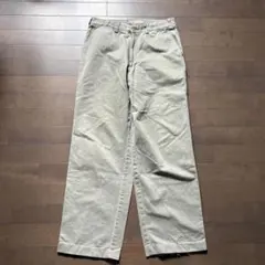 90s～00s Hanes チノパン 日本製 グレー 古着のサムネイル