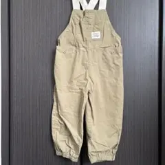 BEAMS mini カーキ オーバーオール