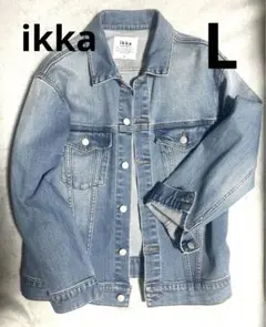 【ikka】デニムジャケット L Gジャン