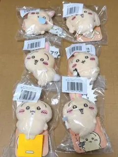 【全6点】 ちいかわ うさぎだらけくじ E賞コンプリート ぬいぐるみバッジ