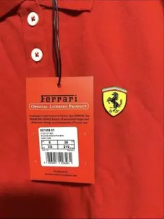 Ferrari 公式ライセンス ポロシャツ レッドのサムネイル