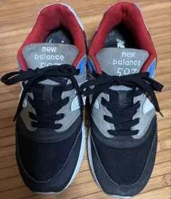 New Balance スニーカー ブラック/グレー/レッド/ブルー
