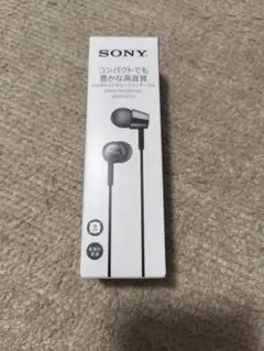 ●SONY　ステレオヘッドフォン　MDR-EX155　ブラックのサムネイル