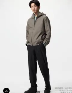 【美品】UNIQLO ユニクロ　ウルトラストレッチパンツ/丈長めXXL 黒