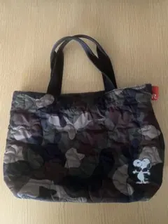 ☆ ROOTOTE迷彩柄 スヌーピー トートバッグ