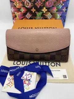 ルイヴィトン ヴェルニ長財布 ポルトフォイユ サラ ポムダムール