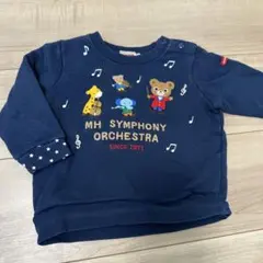 ミキハウス 動物キャラクター トレーナー 80