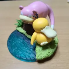 ポケットモンスターくつろぎタイム　コダック&ヤドン フィギュア(箱なし)